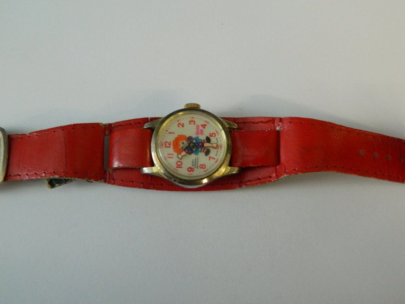 Vintage 1971 Raggedy Ann The Bobbs Merrill Co Watch