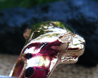 GOLD tiger ring, Mens signet ring, Gents statement, dragon panther ring, unisex ring, gold signet, personalised ring