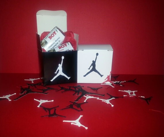 Small Jumpman Favor Boxes 2x2 (Set of 10) Il_570xn