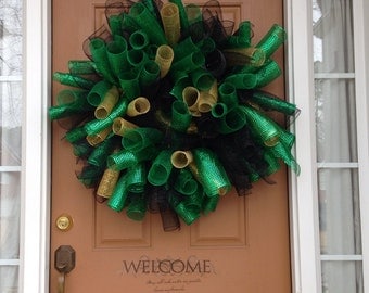 St. Patrick's Day Basic Spiral Wreath