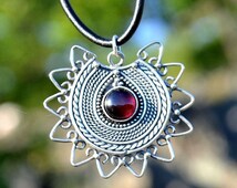 LADA - silver Slavic pagan jewel Sun Symbol early medieval jewelry museu replica Great Moravian Empire IX century