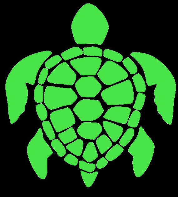 Turtle Vinyl Decal by TurtlesCustomGraphic on Etsy