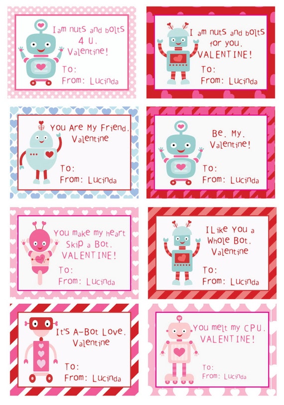 kids-robot-valentines-cards-personalized-valentine-s-cards-kids-party
