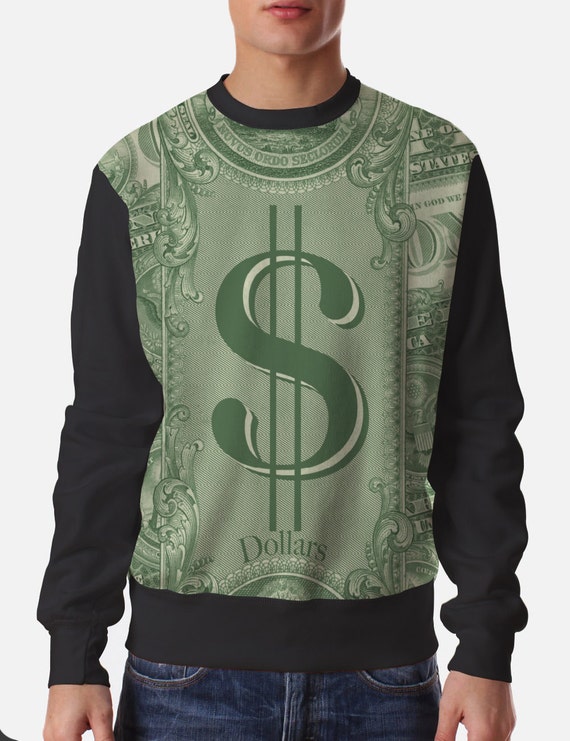 Dollar Sweatshirt by GoshandGollyClothing on Etsy