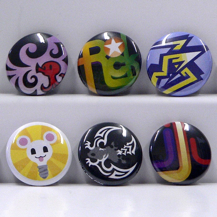 The World Ends With You TWEWY Player Pin Set 2