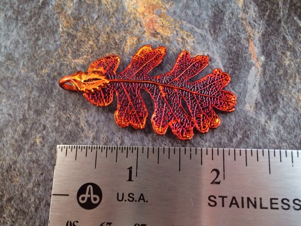 Oak Leaf Pendant Copper Oak Leaf Pendant Copper Oak Leaf