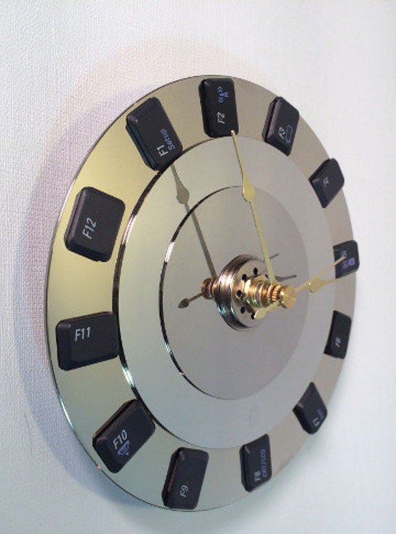 Hard Drive Platter Clock