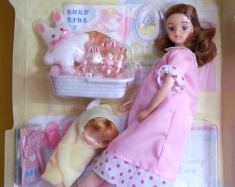 TAKARA Licca Doll, Hello Baby, Maternity Pregnant Licca NRFB