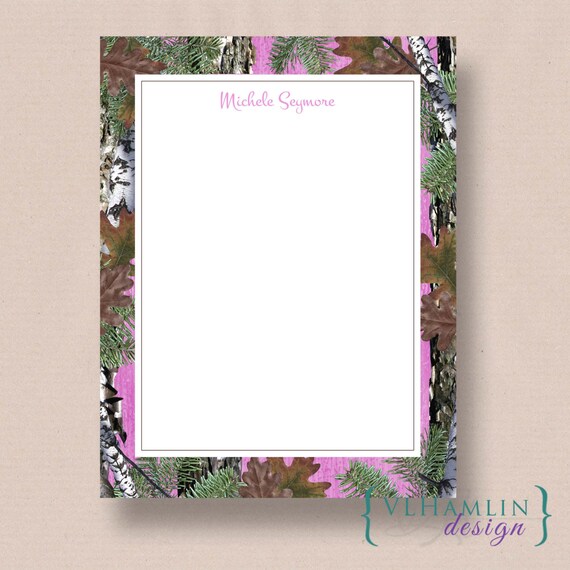 Free Printable Pink Camo Paper