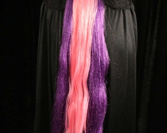 My Little Pony tail twilight sparkle hair fall tie on bustle style cosplay costume halloween purple pink magic - Sisters of the Moon