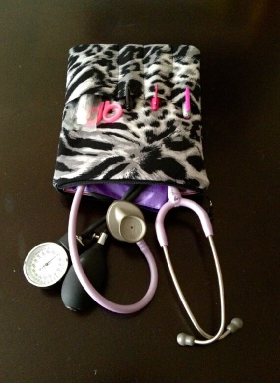 NURSING PURSE / AnyCase stethoscope case in cheetah for