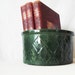 Vintage Sondgen Keramik German Pottery Crock - Emerald Green - Christmas Tree Stand