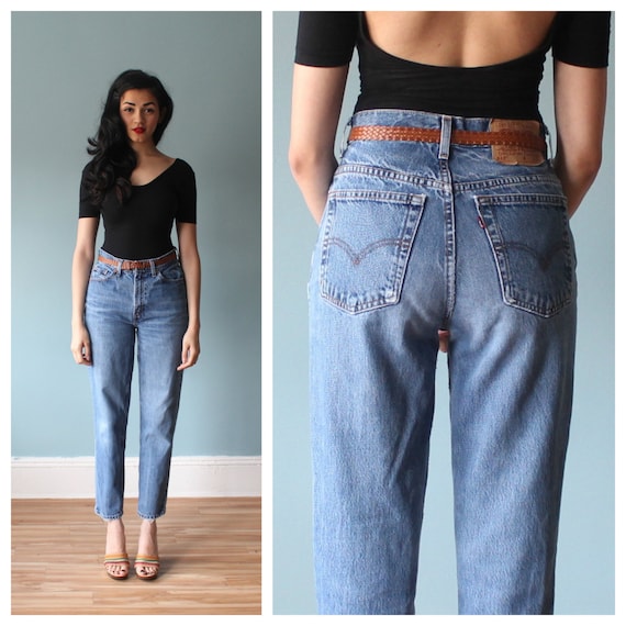 high waisted boyfriend jeans uk