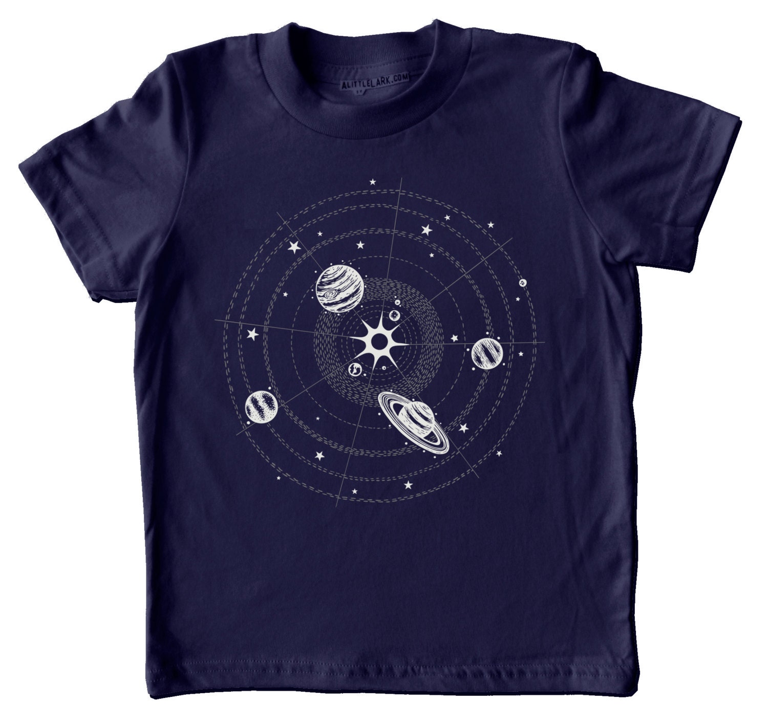 planet print t shirt