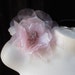 Silk Millinery Flower Rose in Pretty Pink for Hat Design, Corsages, Altered Couture or Costume Design