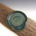 Spoon Rest in Rainforest Green - Kitchen Spoon Rest - by DirtKicker Pottery
