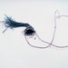 Woven Wishing Pouch, Textile Jewelry, Waxed Linen Pouch Necklace , Grey and Pink, Fringy and Beaded