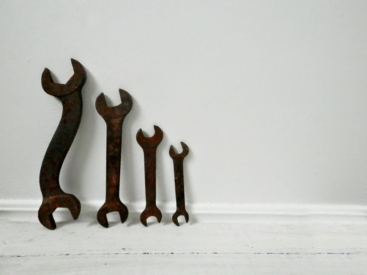 Antique Wrench Set Tool Set Vintage Tools Curved Wrench