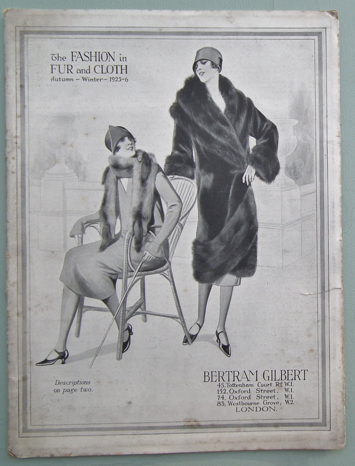 Antique Shop Catalog 1920s Womens Fur Coats by SoMuchFrippery