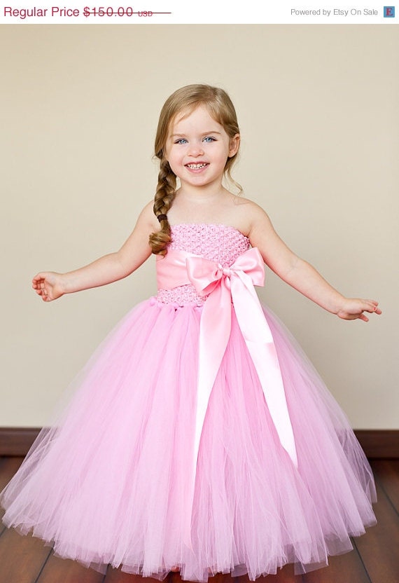 20 OFF SALE Posey Flower Girl Tutu Dress by TheLittlePeaBoutique