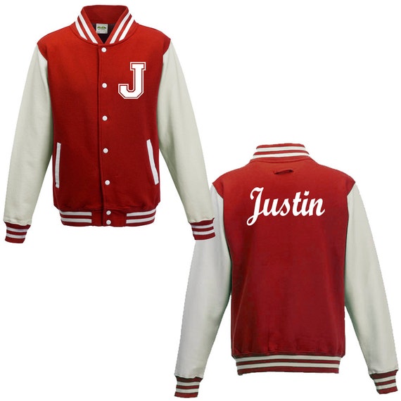 Varsity Print Baseball Jacket