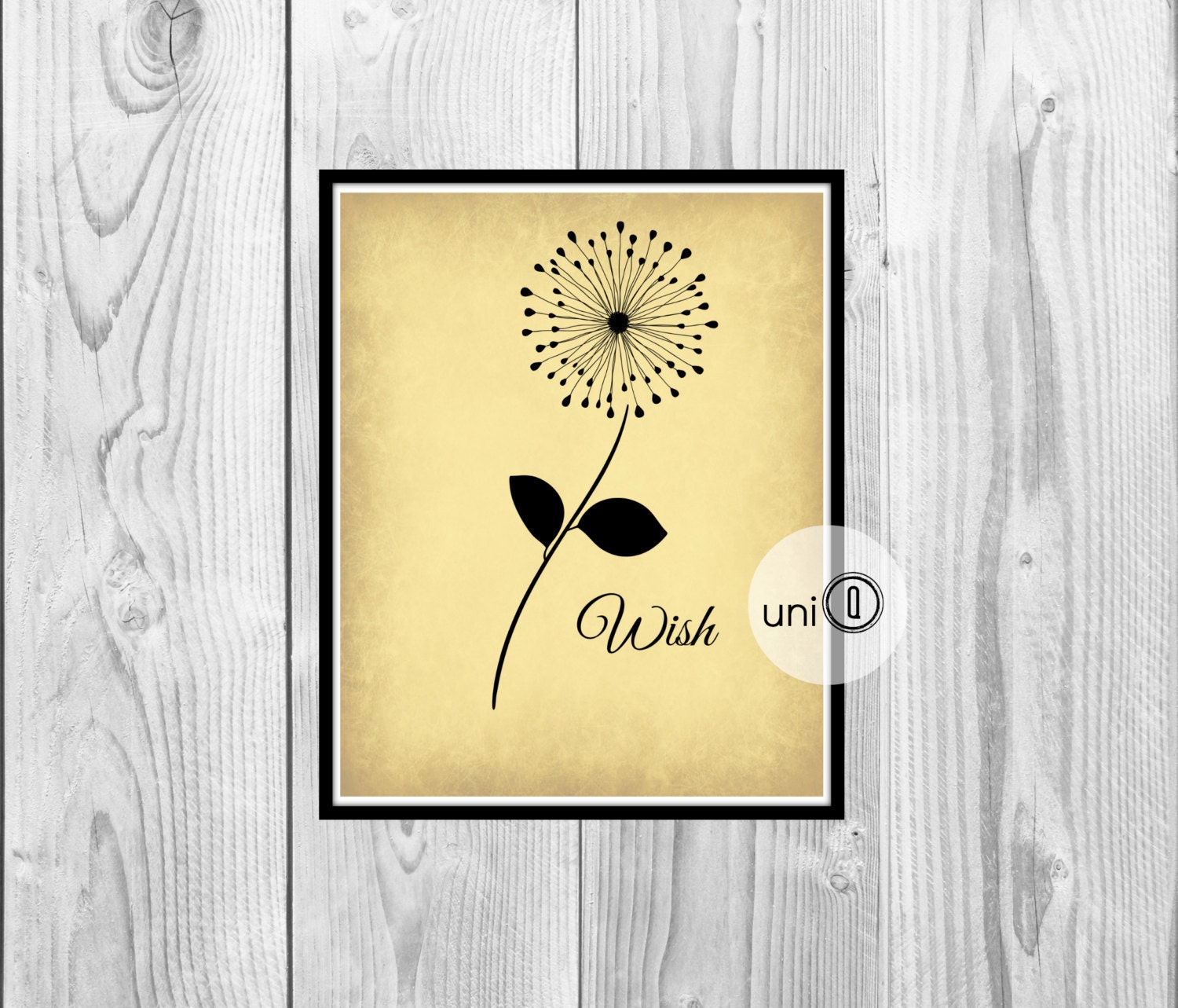 Wish Flower Digital Art Print 8x10 Wall Art Print INSTANT