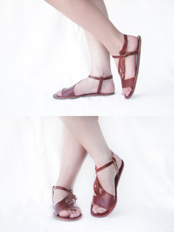 Handmade Leather Sandals Gaia CUSTOM FIT by TheDrifterLeather