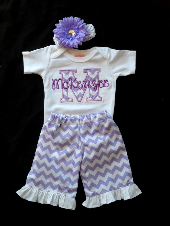 Items similar to Personalized Baby Girl Clothes Newborn ...