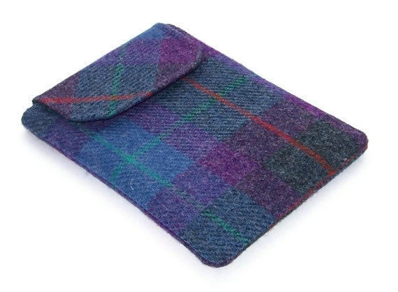 Kindle Keyboard HARRIS TWEED Purple Heather by WhimsyWooDesigns