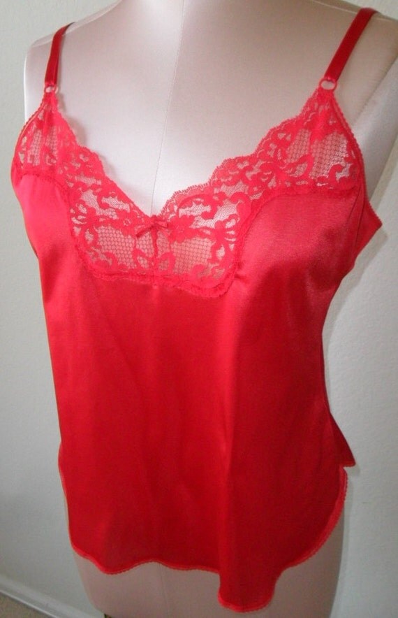 Vintage Camisole Red Size 36 Cami