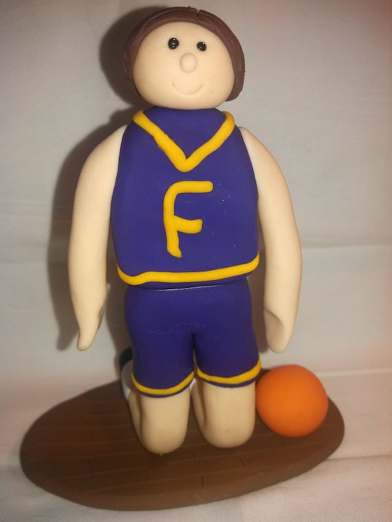 Items similar to Polymer Clay Basketball Player on Etsy