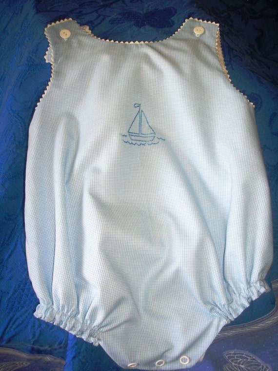 Items similar to Baby Boy Bubble Suit on Etsy