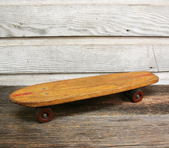 Vintage Roller Derby Skateboard 1960's Skateboard with