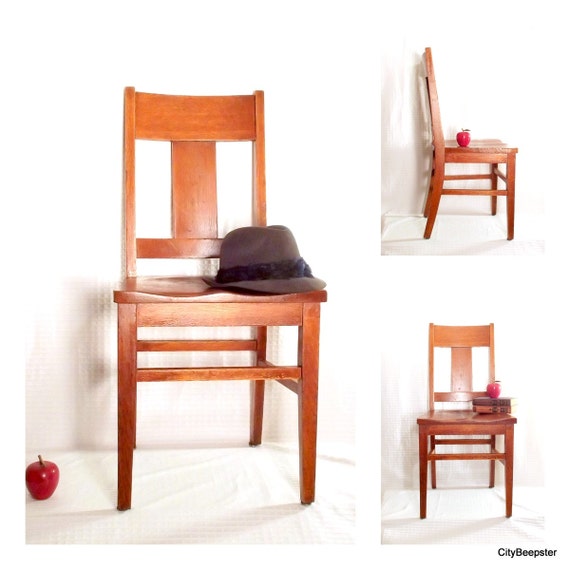 Attention Class Vintage Wooden Teacher's Chair Heywood