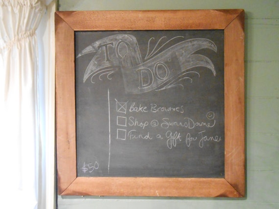 real chalkboard slate