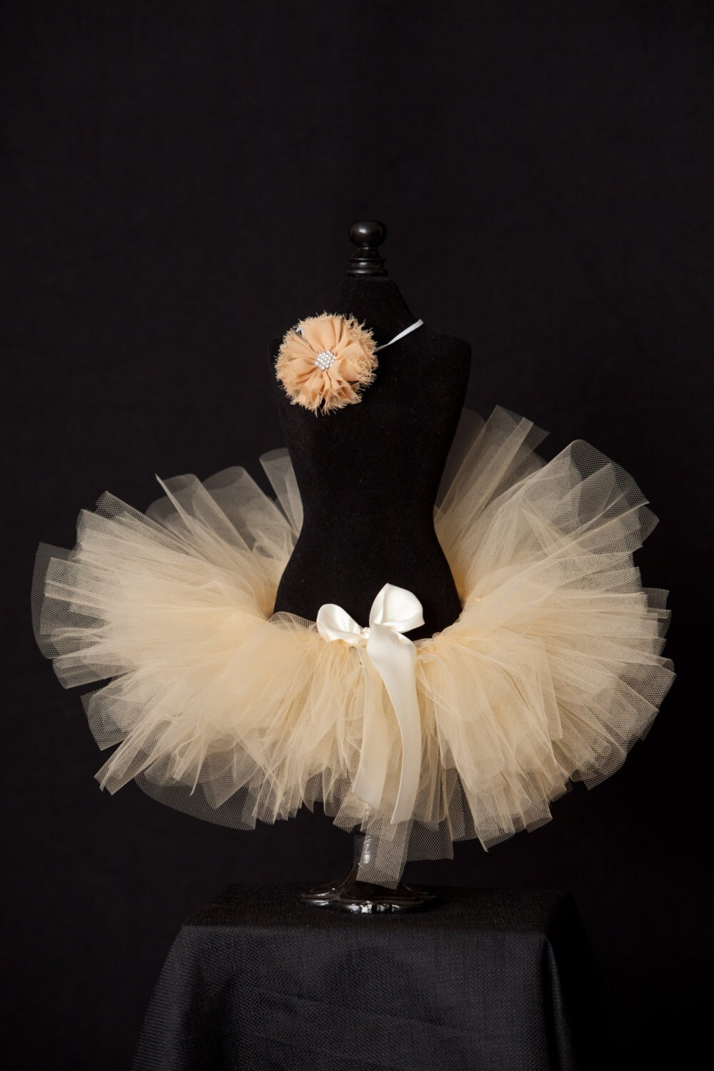 Baby Girl Tutu Skirt Set with Headband Photo Prop Baby Tutu