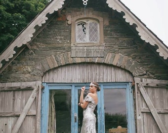 De Havilland - Old Hollywood Argento Wedding Gown