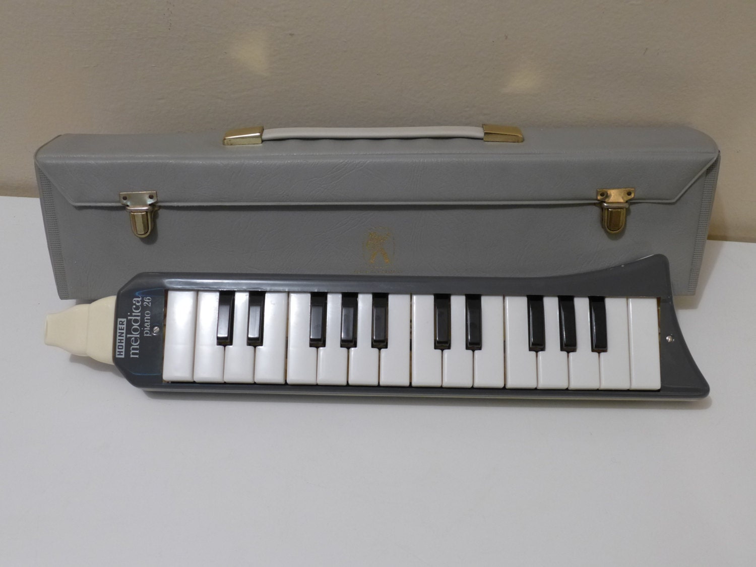 Vintage Hohner Melodica Piano 26 with Case and Guide Plastic