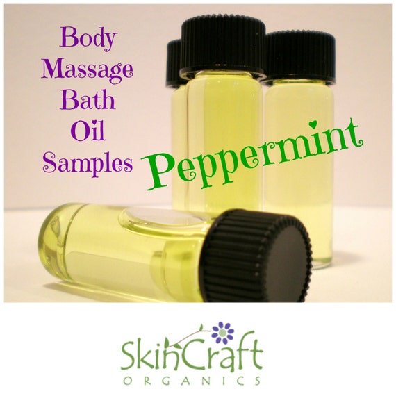 Bath Oil / Body Oil Peppermint All Skin Types Sample 1
