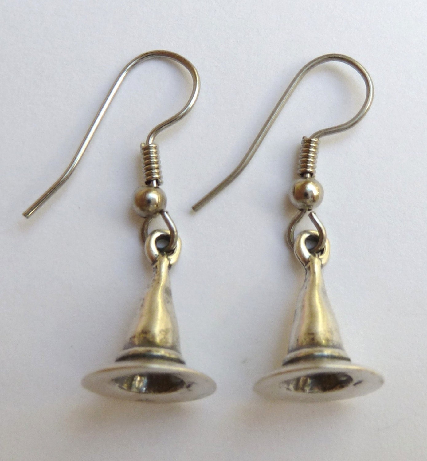 Sterling Silver Witch Earrings