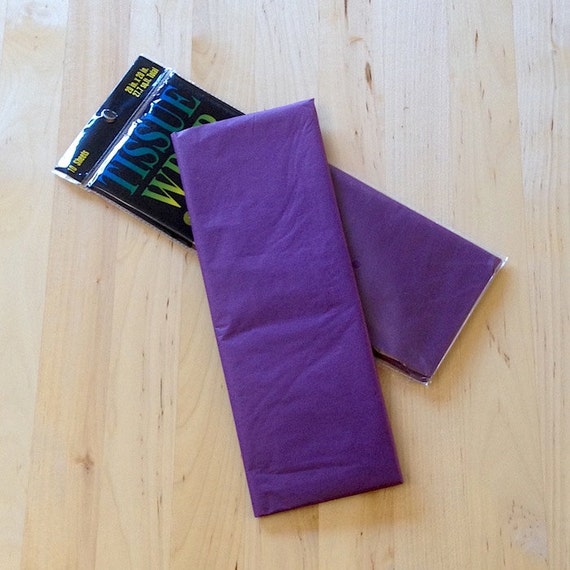 Purple Tissue Paper - 10 Sheets - Gift Wrap - Craft and Party Supplies Il_570xn