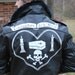 Custom Painted Bomber Jacket, WWI Ace, Flight Jacket, Bomber Jacket, Steampunk Air Pirate
