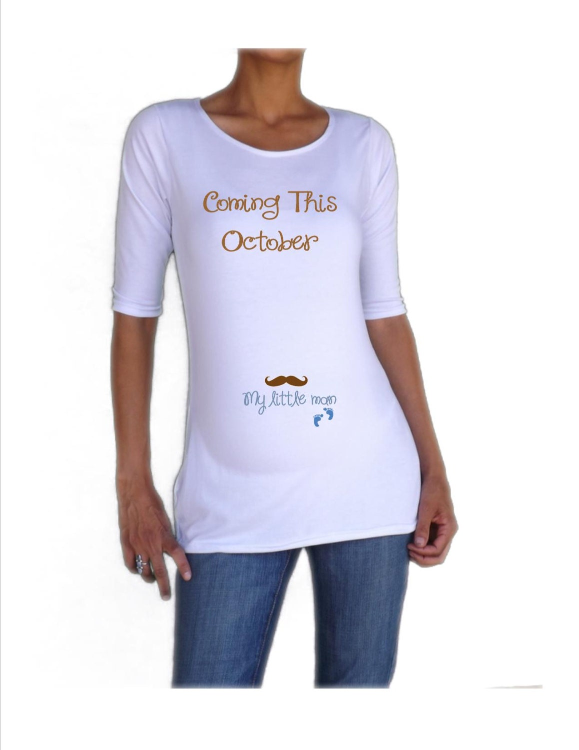 Funny Maternity Shirt coming this October 3/4