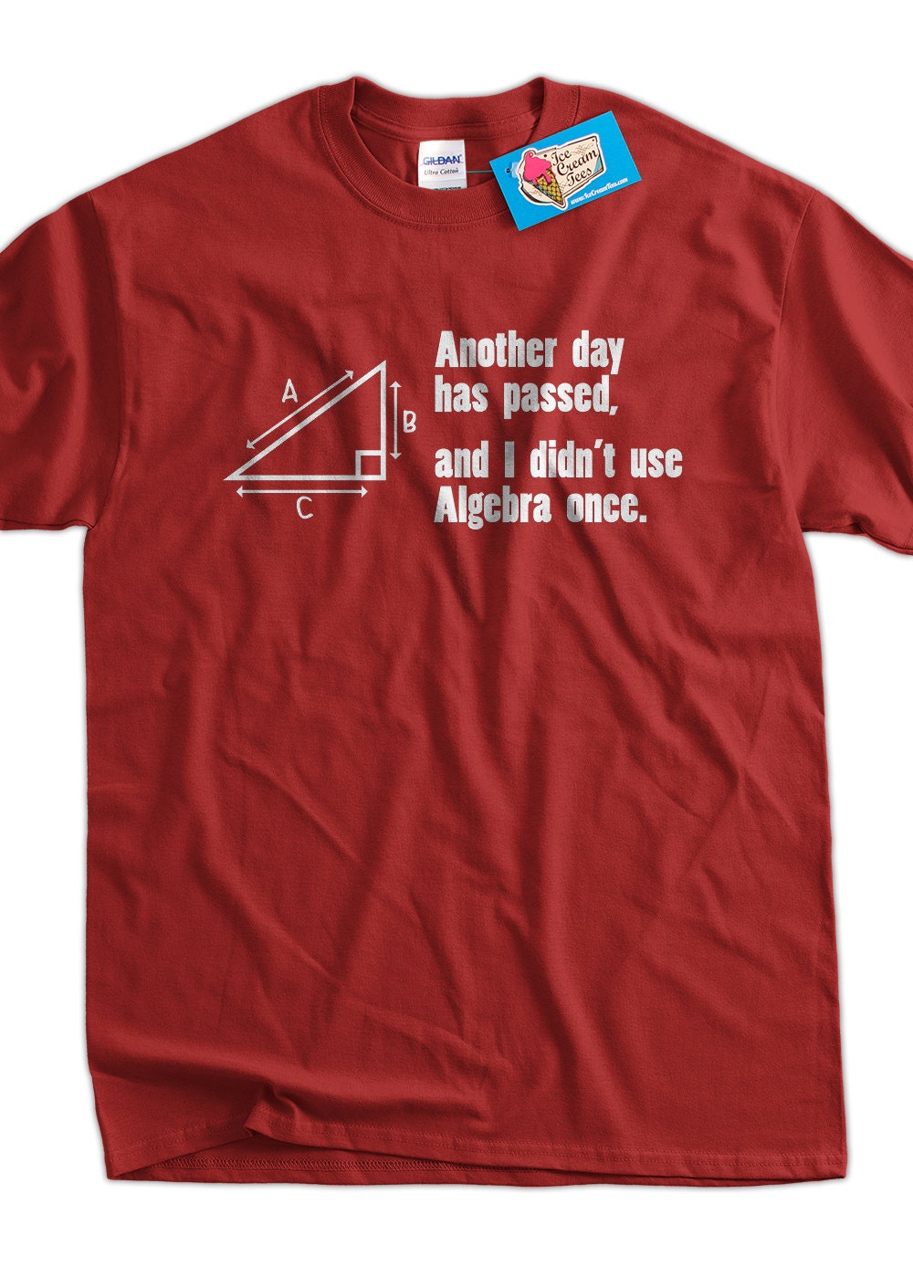 Funny Math TShirt Another Day Passed and I Didn't Use