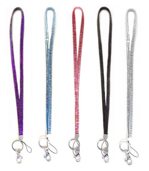 New Rhinstone Lanyards Crystal Lanyard Bling with Key Chain