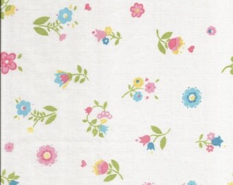 ONE Sweet Vintage Sheet Fat Quarter, Fat Quarter, Vintage Fabric, Reclaimed Vintage Sheets, Quilting Supplies, FP21