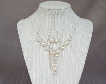 Bridal Jewelry SET, Wedding Jewelry SET, Bridal Necklace Set, Wedding Necklace Set