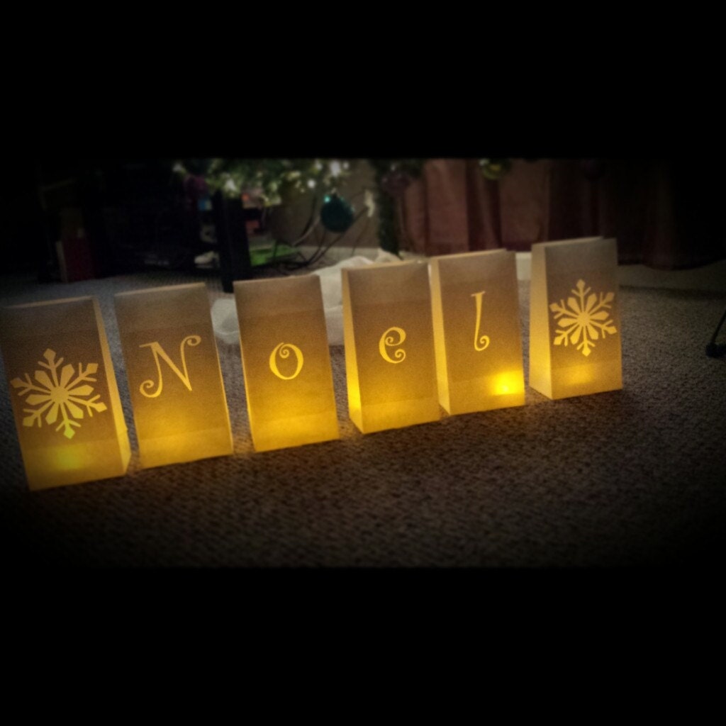 Christmas Luminaires by CreativeCoupleDnT on Etsy