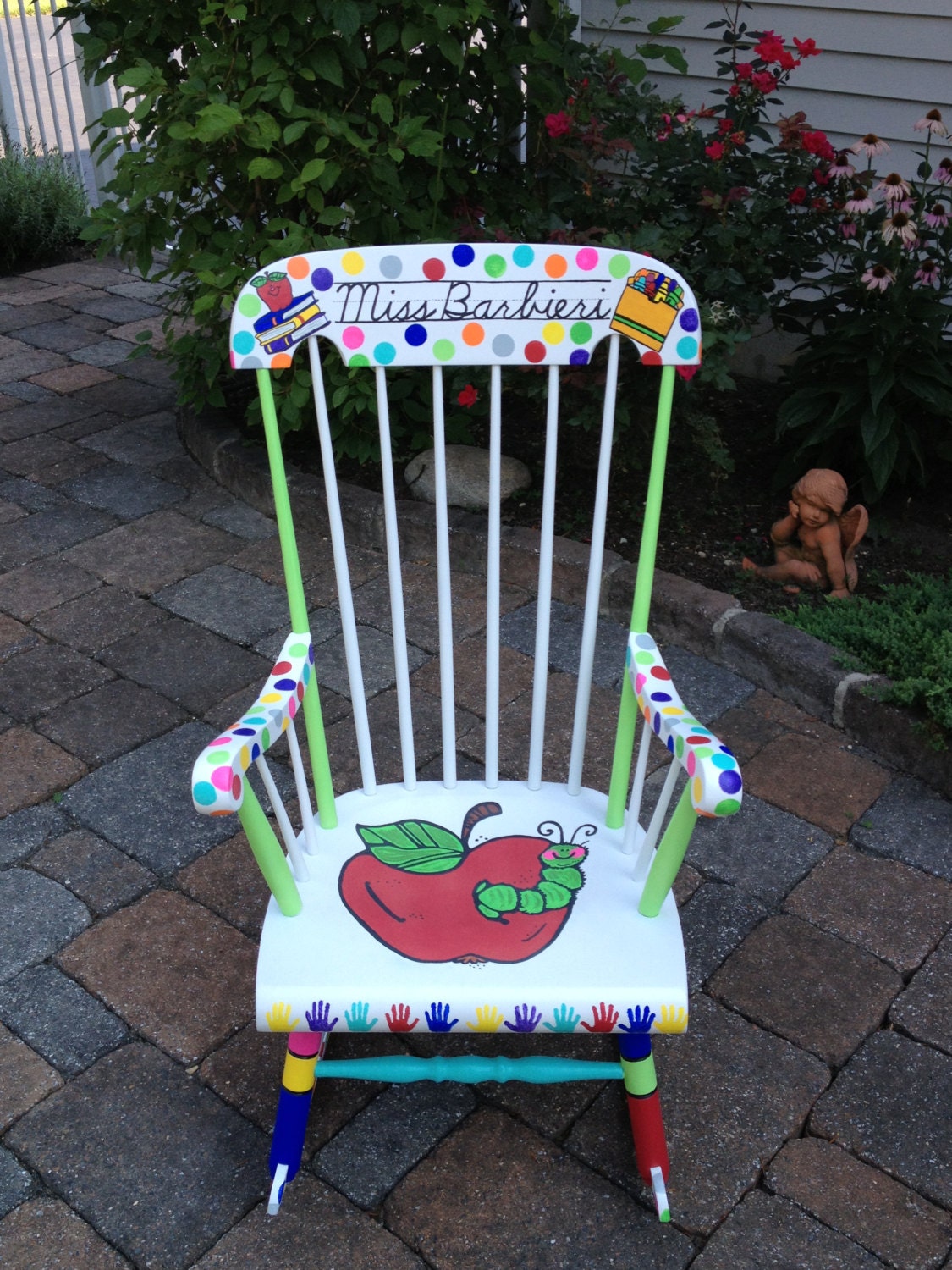 Handpainted Custom Teacher Chair Your Chair My Customized