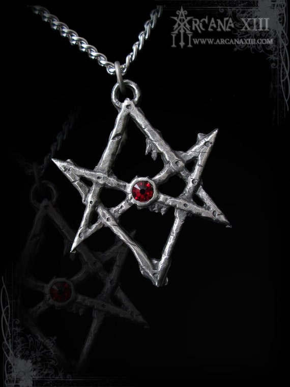 Handmade Unicursal Hexagram thelema crowley emblem star of